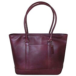 leather laptop tote