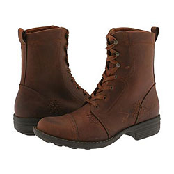 Soho Lab Defiance 30577 Gaucho Brown Crazyhorse Low Lace Flat Boot
