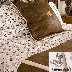 'Cowboy Rose' 205 Thread Count Sheet Set