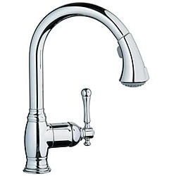 Grohe Bridgeford Brushed Nickel Kitchen Faucet