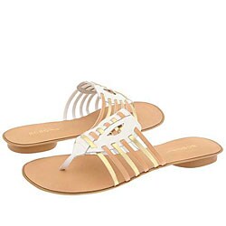 BCBGirls Lut White/Wheat Multi Leather
