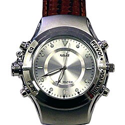 MW618-watch-1G-Silver 1GB MP3 FM Dial Quartz Watch