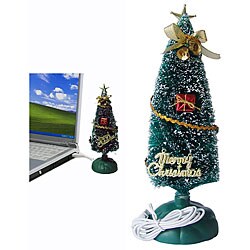 USB or Battery-powered Christmas Tree with LED Light