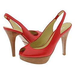 Tyler Woo Red Leather