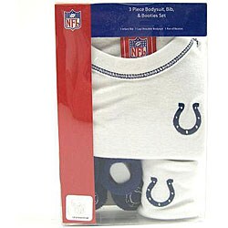 Indianapolis Colts Infant 3-piece Bodysuit Set (0-3 Months)