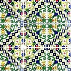 Vanilla Design Accent Ceramic Tiles (Set of 9)