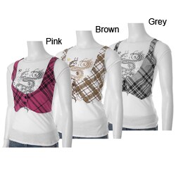 Self Esteem Vest Front Dragon Print Junior Tee
