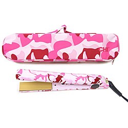 Farouk Systems CHI 1-inch Pink Camo Ceramic Flat Iron