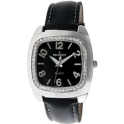 Peugeot Women's Cushion Silvertone Strap Watch