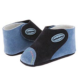 babybotte Look (Infant) Navy/Blue Suede