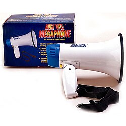 Electric Battery-operated Megaphones (Set of Two) 