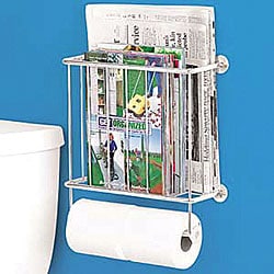 Wire Magazine Rack/ Toilet Paper Holder