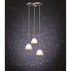 Brushed Nickel 3-light Mini Pendant
