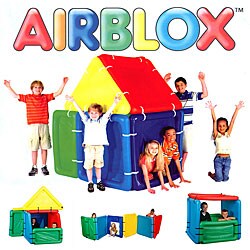 Airblox Kid's 10-piece Blow-up Playhouse Set
