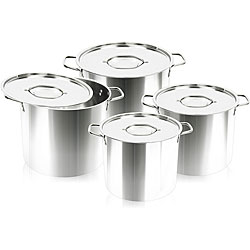 Professional Stainless Steel 8-piece Stock Pot Set