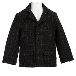 FINAL SALE Original Penguin Toddler Boy's Plaid Wool Coat