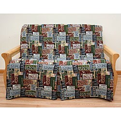 Full-size Road Trip Skirted Futon Slipcover 