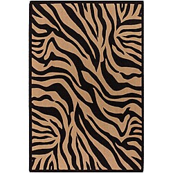 Flat-weave Zebra Print Flora Rug (7'9 x 10'6)
