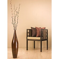 Tall Waves Arrangement in 30-inch Brown Ellipse Vase