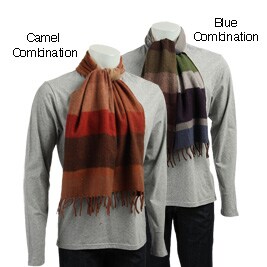 Himalaya Trading Co. Men's Striped Cashmere Scarf