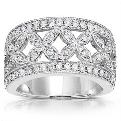 14k Gold 1/2ct TDW Diamond Floral Ring (G-H, I1-I2)