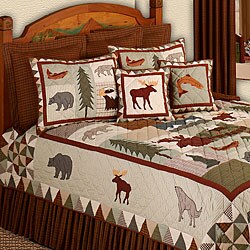 Mountain Whispers Queen Cotton Quilt