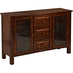 Americana Transitional-style Dark Oak Buffet