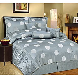 Malibu 4-piece Grey Comforter Set