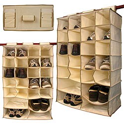 Heavy-duty Canvas Shoe and Handbag Organizer