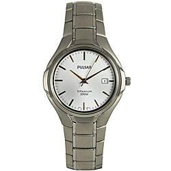 Pulsar Men's Dress All-titanium White Dial Watch