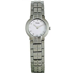 Pulsar Women's White Dial Stainless Steel Bracelet Watch
