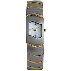 Pulsar Women's White Dial Two-tone Bracelet Watch