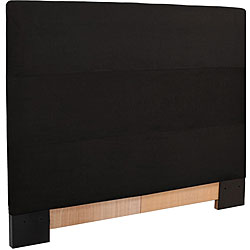 Covered King-size Ebony Microsuede Headboard