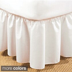 Poplin Ruffled 14-inch Bedskirt