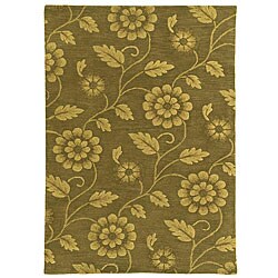 Hand-tufted Brown Wool Rug (8' x 11')