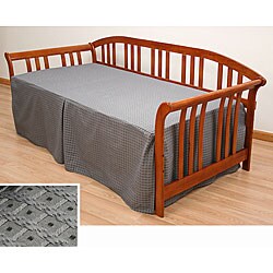Basket Grey Day Twin Bed Cover