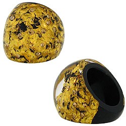 Resin 24k Gold Foil Ring