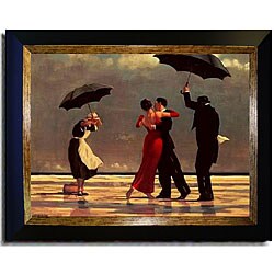 Vettriano 'Singing Butler' Framed Canvas Art
