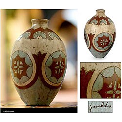 'A Splendid Year' Ceramic Vase (Mexico)