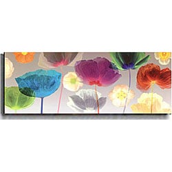 Robert Mertens 'Poppy Panorama' Canvas Art