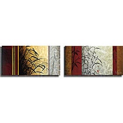 Li-Leger 'Tai Shan & Huang Shan' Canvas Art Set