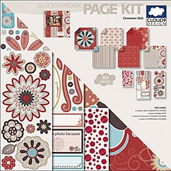 Cloud 9 Cinnamon Stick Scrapbook Page Kit 