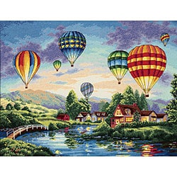 Gold Collection Balloon Glow Cross Stitch Kit