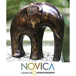 'An Elephant' Bronze Sculpture (Indonesia)