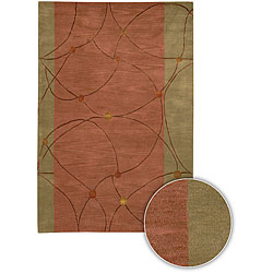 Hand-tufted Dani Wool/ Silk Rug (5' x 7'6)