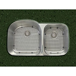 Ticor Undermount Kitchen Sink Stainless Steel 16 Gauge Double Bowl