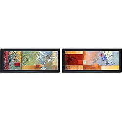 Li-Leger 'After the Spa and Niki's' Framed Canvas