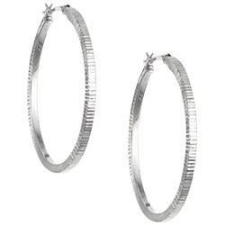 Sterling Silver Hoop Rigged Earrings