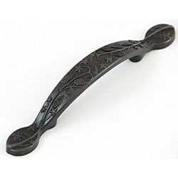 Oil-rubbed Bronze Handle Vineyard Harvest Cabinet