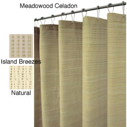 Magic Makeover Textured Stripe Shower Curtain